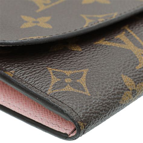 louis vuitton monogram emilie wallet rose ballerine|Louis Vuitton designer wallet.